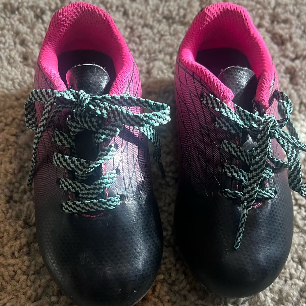Kids' Black and Pink Athletic Shoes